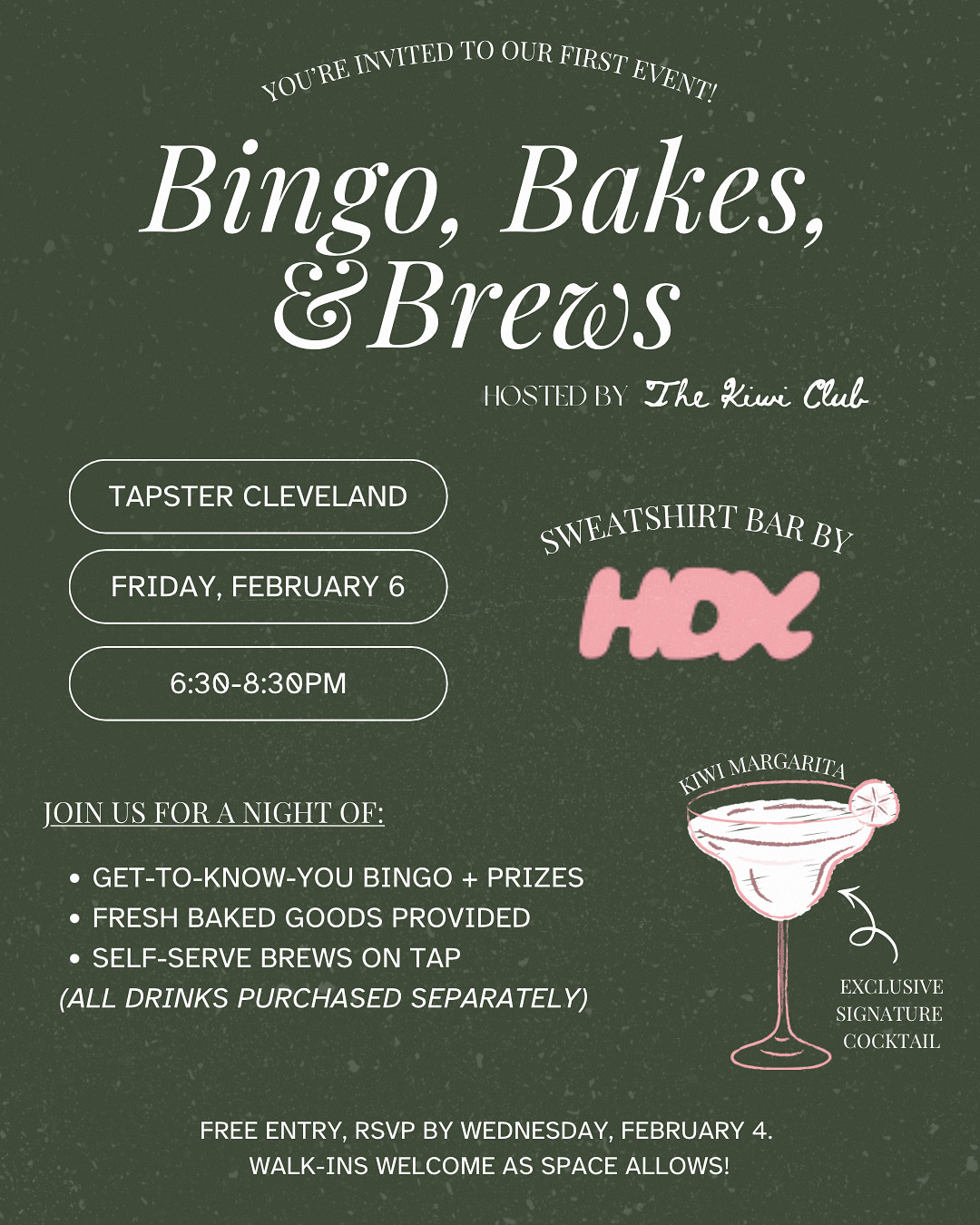 Bingo Bakes & Brews