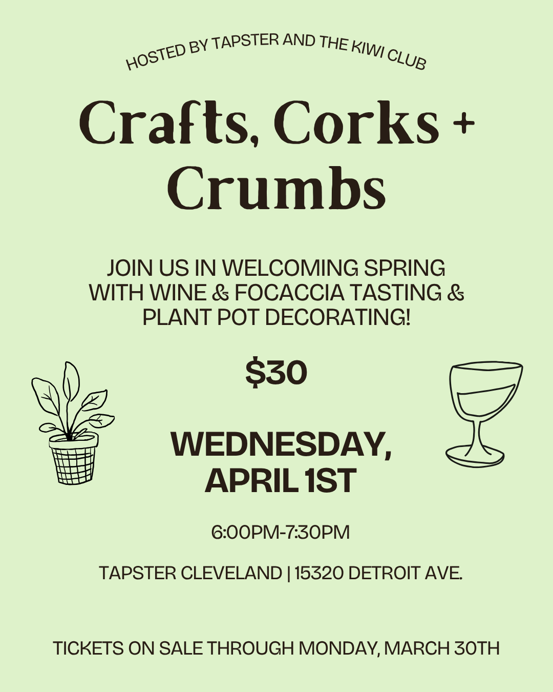 Crafts, Corks & Crumbs