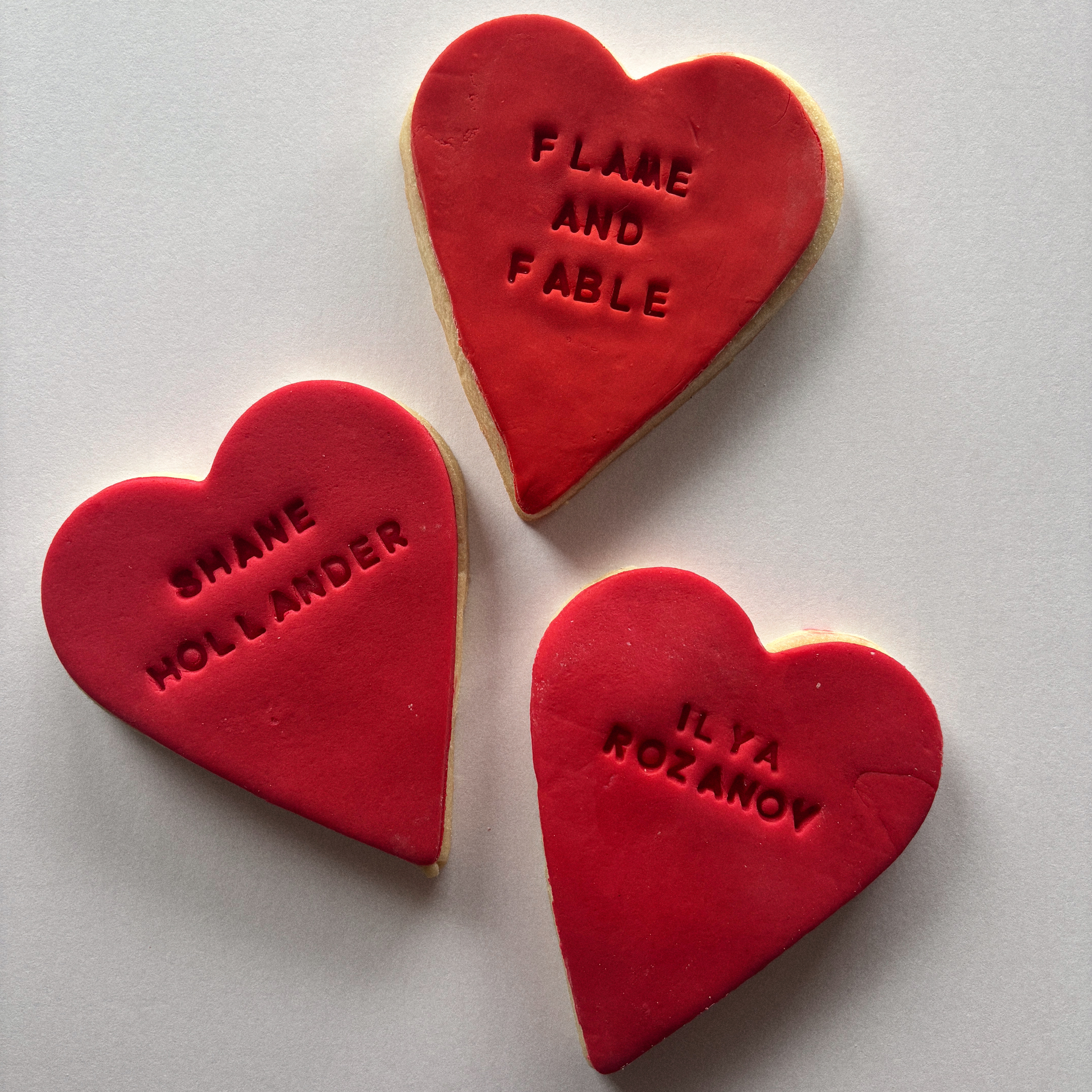 Flame & Fable Stamped Cookies